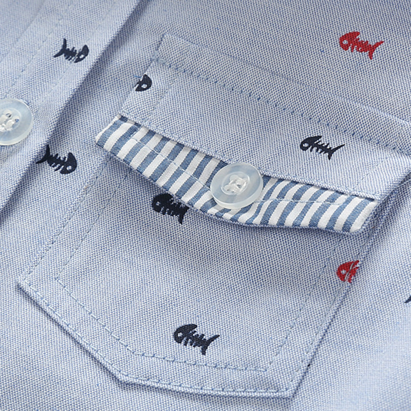 Chemise garcon à manche longue - Ref 2081934 Image 4