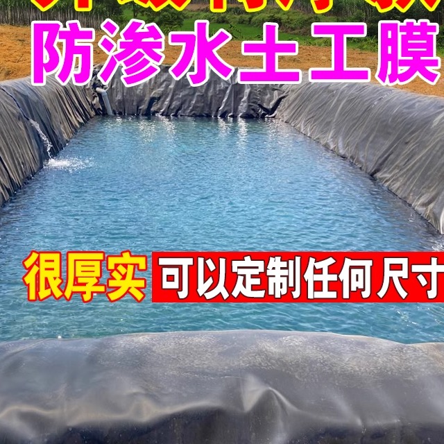 土工膜蓄水池塘养殖专用鱼塘防渗