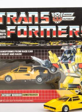 变形玩具金刚 G1 飞毛腿 复刻1984大电影系列跑车全新盒装