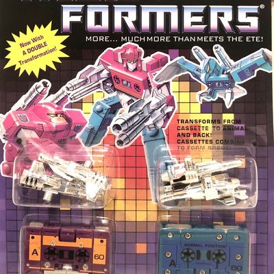 变形玩具金刚 G1 动画1984 猿猴 飞鹰 磁带 可以组合 全新未拆封