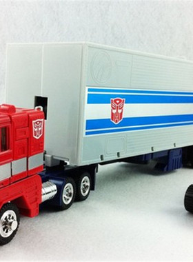 变形金刚G1擎天柱复刻版奥利安车厢小滚珠全新未拆封