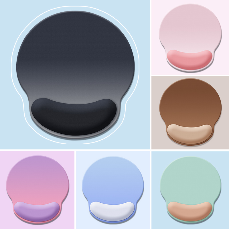 凯悉硅胶撞色鼠标键盘托柔软舒适