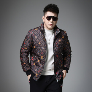 欧货潮牌羽绒服男士高端白鸭绒防寒服男款冬装保暖品牌痞帅外套男