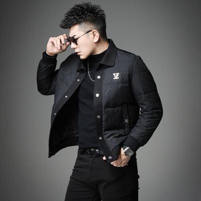 欧洲站高端轻薄短款羽绒服