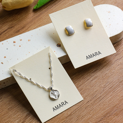 耳饰品项链饰品卡纸定制