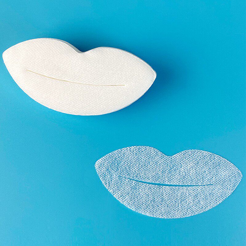 天然蚕丝唇膜纸超薄湿敷保湿补水滋润水疗专用唇膜贴唇部护理面膜