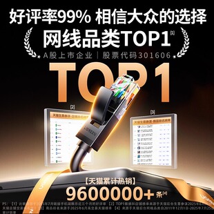 UGREEN绿联超六类非屏蔽网线超五类千兆成品工程跳线NW102/316315