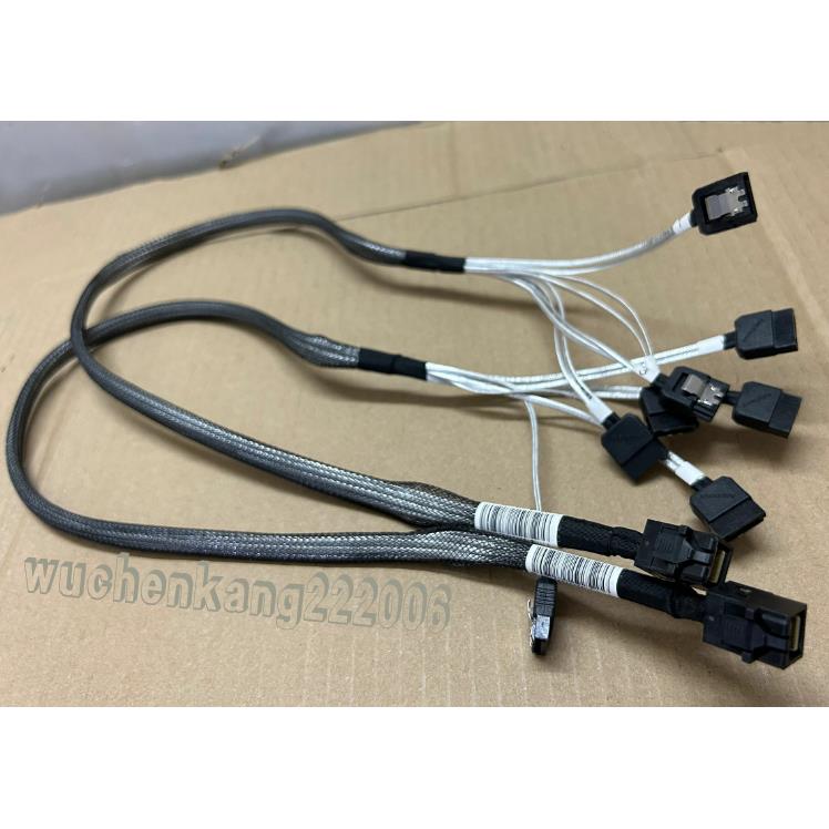 正向线安费诺12G MINI SAS线SFF-8643转SATA硬盘数据线阵列卡主板