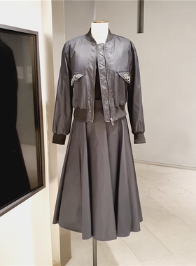 宋慧乔同款韩国代购24春MICHAA 时尚休闲外套半身裙 MIO1-WOT-010