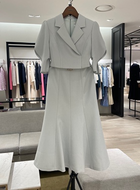 韩国直邮美夏MICHAA2023春夏新款宋慧乔同款时尚优雅收腰连衣裙