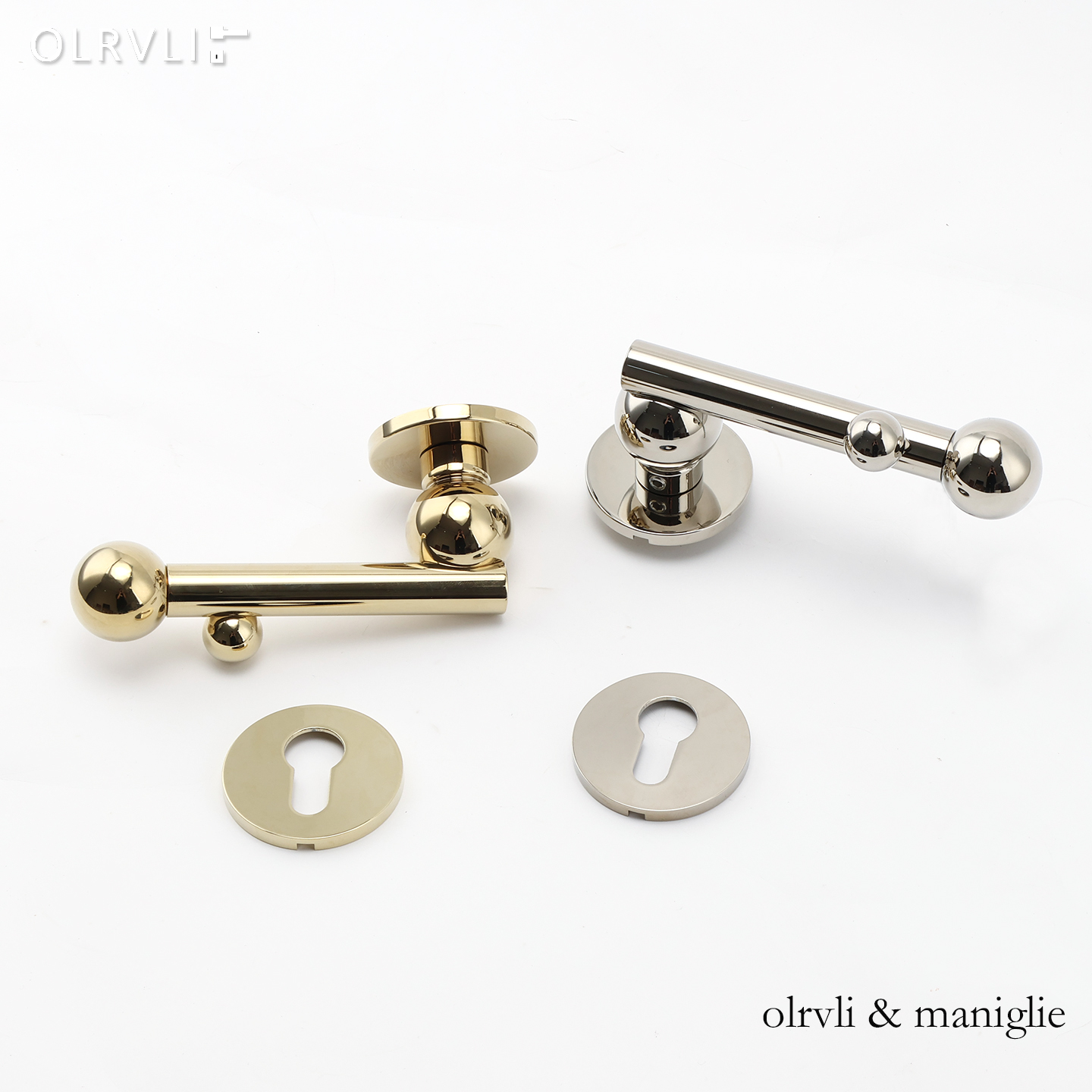 olrvli磁力钛银镍银色门锁
