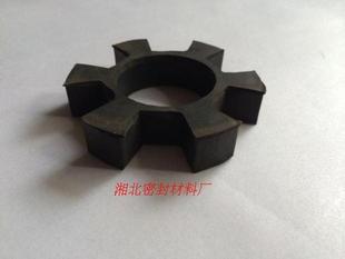 T型天然橡胶六角梅花垫弹性减震块垫圈T95 T124T128T90 T105 T108