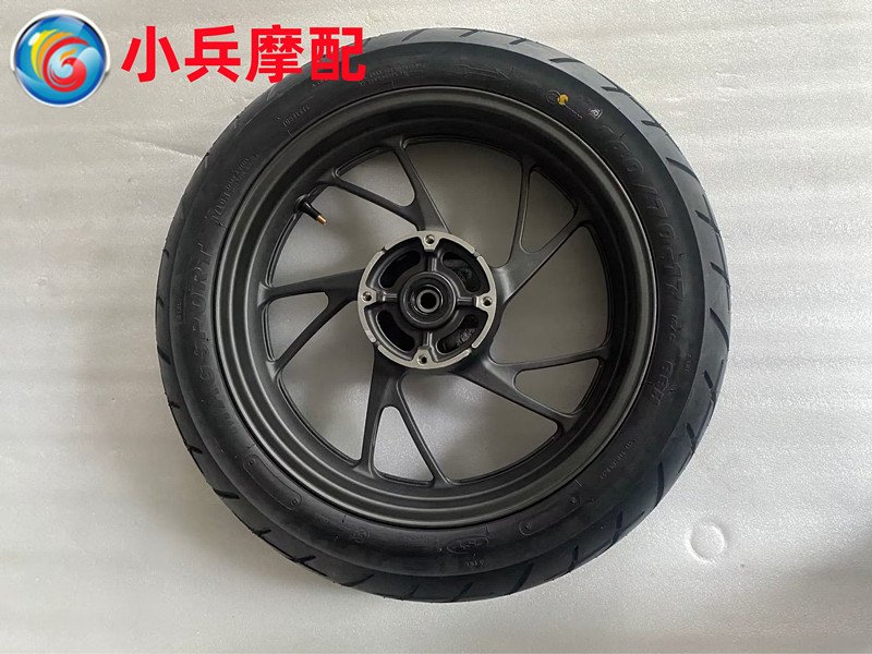 适用新大洲本田CBF190R CBF190X SDH175-6-7后轮总成后钢圈后轮胎