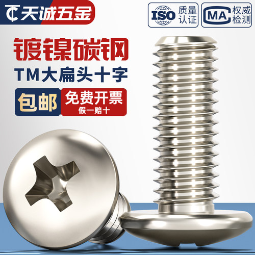 【全网热销】碳钢加硬大扁头螺丝