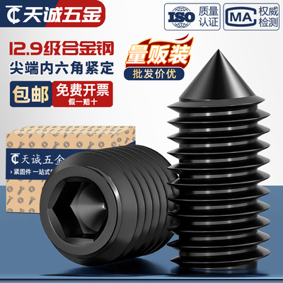 【全网热销】12.9级尖头紧定螺丝
