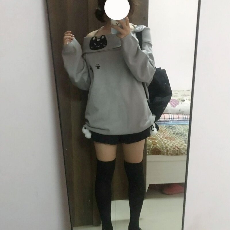 甜美辣妹一字肩长袖T恤女春秋冬季新款露肩德绒内搭上衣打底衫ins