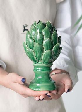 陶瓷植物摆件客厅家居永生