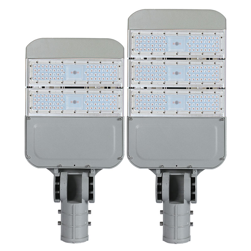 LED模组挑臂路灯外壳高亮度64w