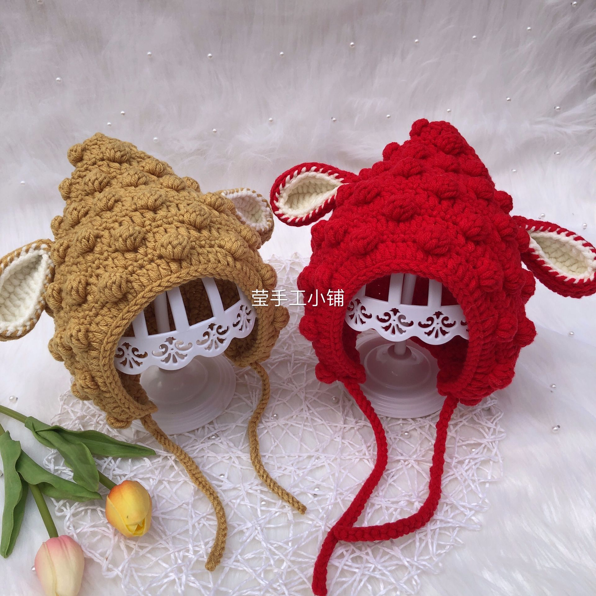 不是成品手工编织视频教程钩针