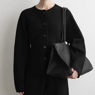 C家女装 标准版型收腰针织开衫毛衣2025秋季新品上衣1294201001