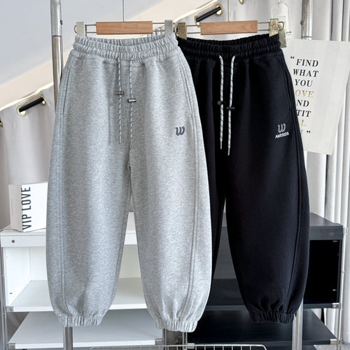 女童裤子2025春秋新款儿童卫裤