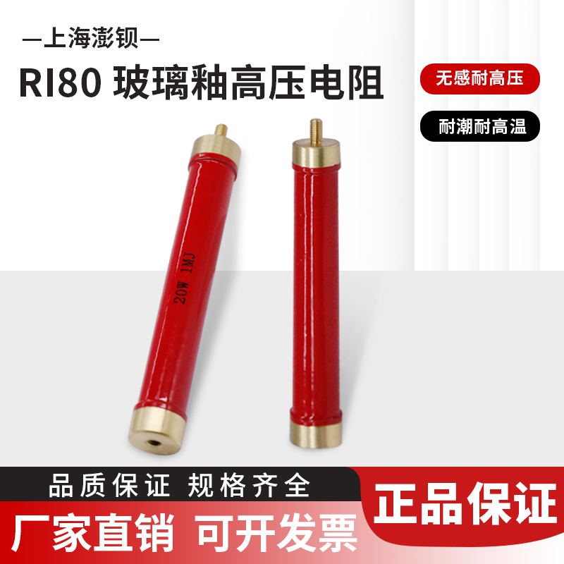 RI80玻璃釉高压无感电阻50W