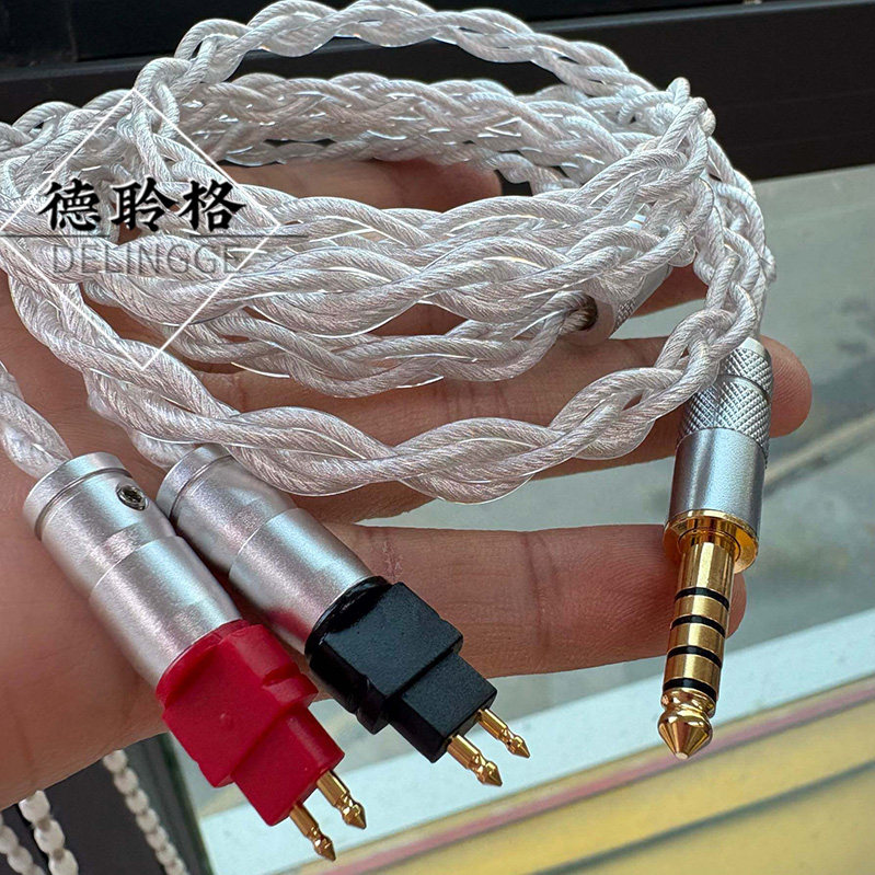 德聆格HD660s HD650 HD580 HD600 HD6XX HD25银耳机升级线4.4平衡