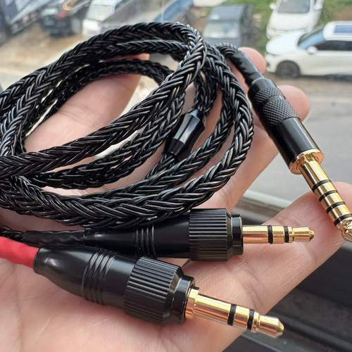 德聆格16股加粗 适用MDR-Z7R Z7M2 MDR-Z1R专用【带锁帽】升级线