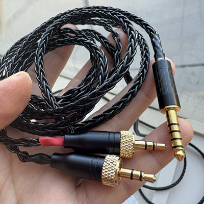 德聆格MDR-Z7R MDR-Z7M2 MDR-Z1R专用【带锁帽】单晶银耳机升级线