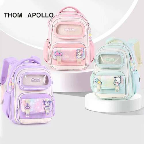THOM APOLLO 儿童书包女生夏季新款女童一到六年级背包减负双肩包