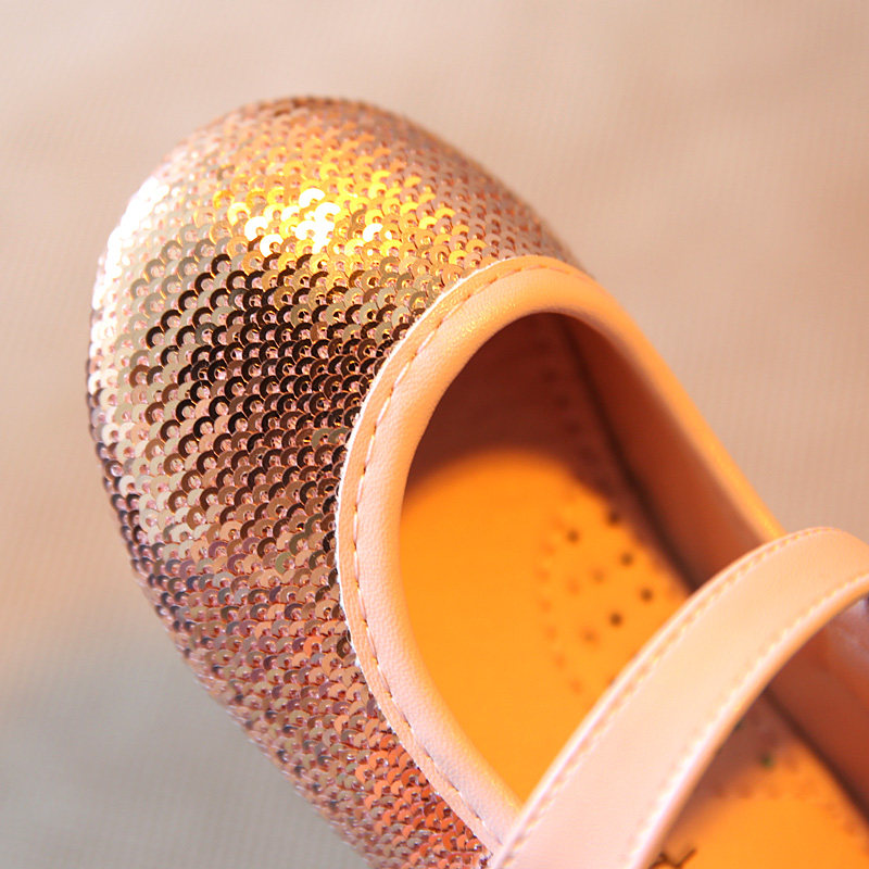 Chaussures enfants en autre ronde paillette pour printemps - semelle tendon - Ref 984512 Image 4