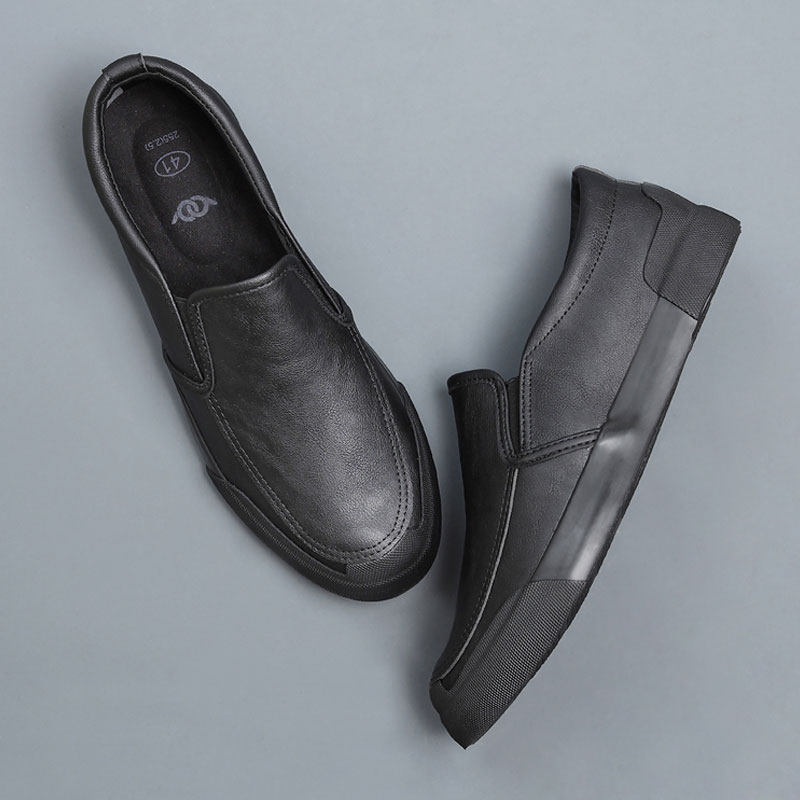 冬季棉鞋子低帮软底男士休闲皮鞋套脚韩版百搭新款加绒保暖鞋大码,流行男鞋,单鞋,淘宝优惠券,粉丝福利购,淘宝优惠卷