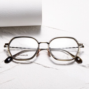 增同永款GMS-657TS多边形板材男女近视眼镜框1905 G.M.S