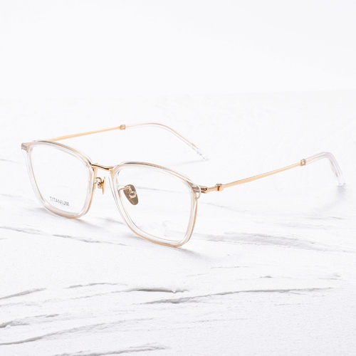 增同永款GMS-662TS纯钛板材结合男女新款近视眼镜框架