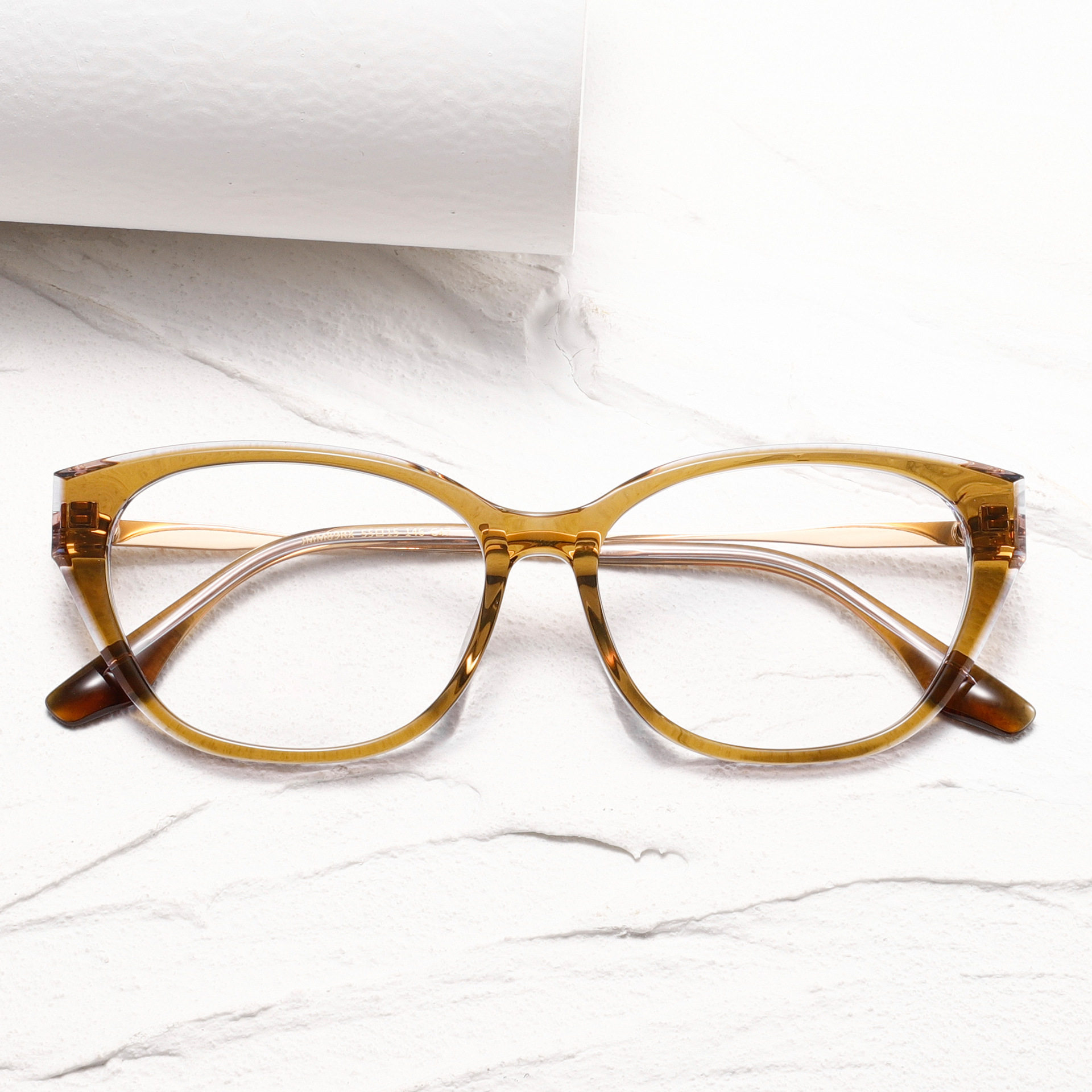 JACQUES同款JMM89RX细蝴蝶框钛腿猫眼款潮流女士近视眼镜框架