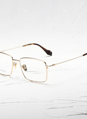 超轻羽毛钛眼镜框全框商务高清近视纯钛镜架变色防蓝光防雾T2104