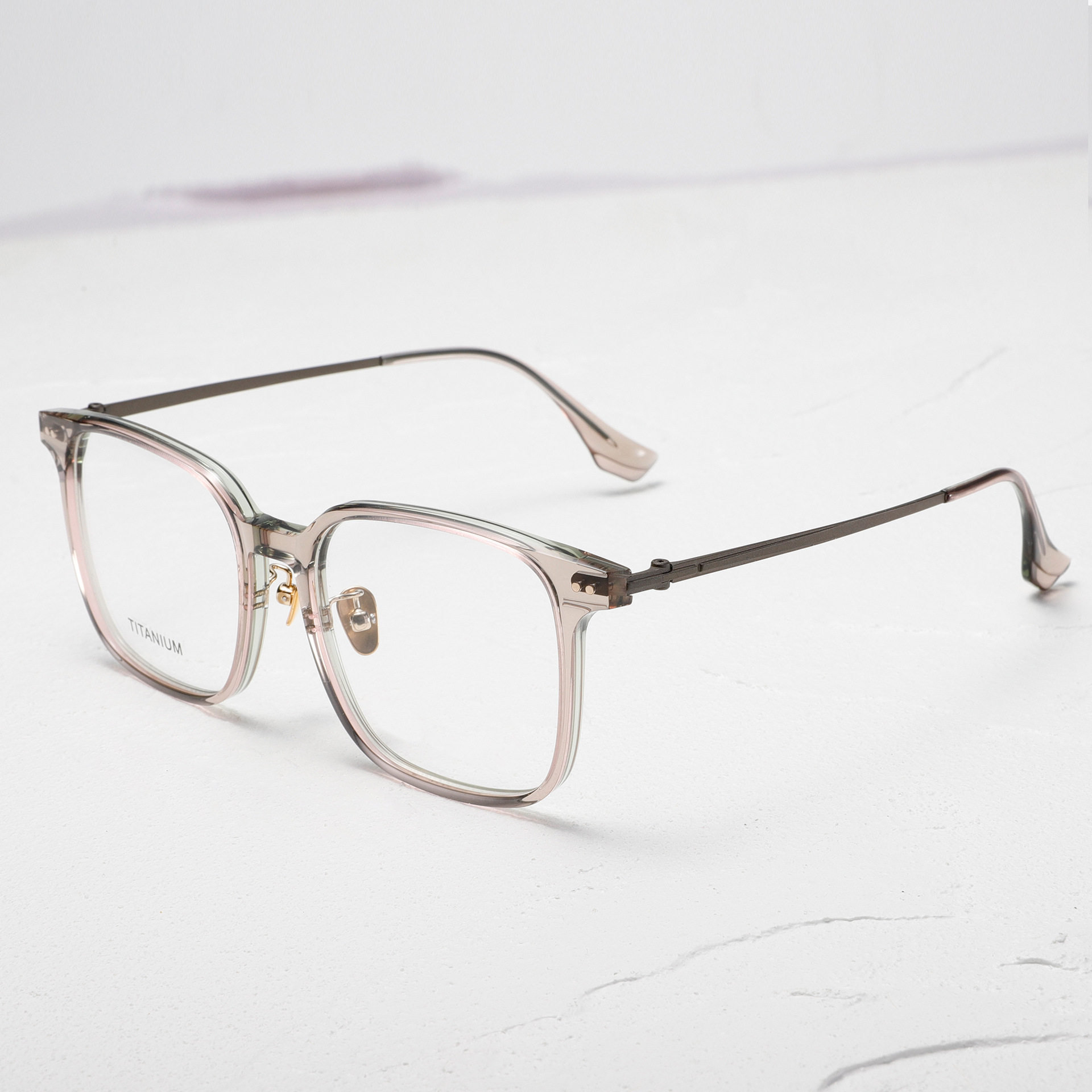 深圳板材超轻JACQUES同款JMM眼镜框架96RX新款男女近视方框钛腿