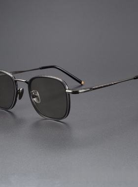 增同永款墨镜日系英伦风超轻气质男女太阳镜时尚潮流纯钛架ALCOR