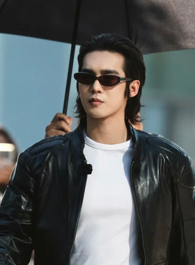 古G家于适同款猫眼墨镜女高级感奇驰GC R-11防紫外线窄框太阳镜男