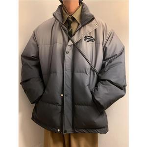 供直播得物品质渐变色棉服加厚港风 XZ229-1 MY90 P118 控158，男装棉衣，星座229-1
