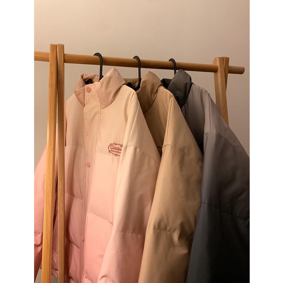 供直播得物品质渐变色棉服加厚港风XZ229-1MY90P118控158,男装棉衣,星座301A-2