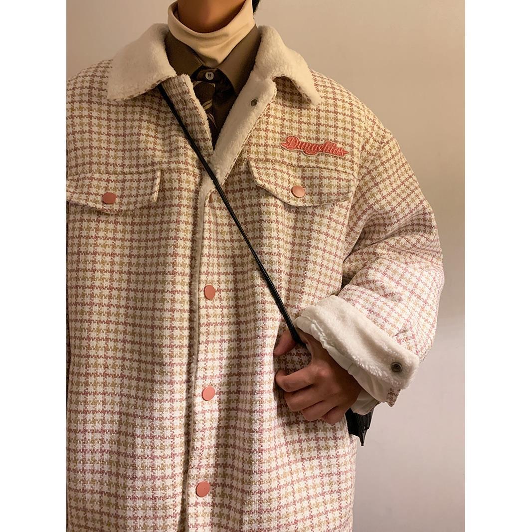 供直播高品质小香风羊羔毛美式加厚棉服XZ229-1MY89P128控168，男装棉衣，星座301A-2