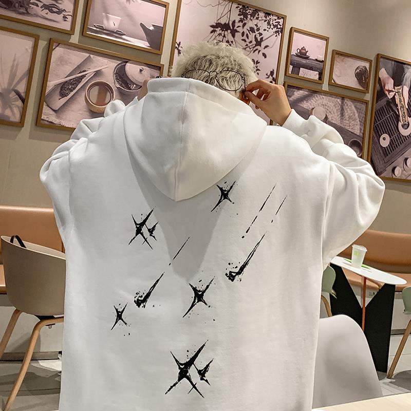 Polo连帽卫衣男春季新款胖子宽松大码外套XZ229-1WY001P55控70,男装卫衣,星座301A-2