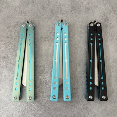 飞猿 Nautilus V2 鹦鹉螺曜日蝴蝶刀未开刃G10柄练习花式训练刀