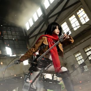 喵屋进击的巨人自由之翼cos全套艾伦三笠兵长调查兵团cosplay服装