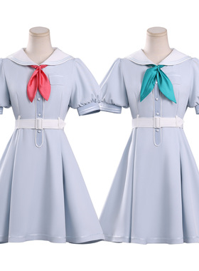 喵屋莲之空cos lovelive学院夏季校服JK连衣裙cosplay动漫C服女