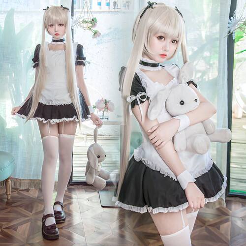 春日野穹cos女仆服装