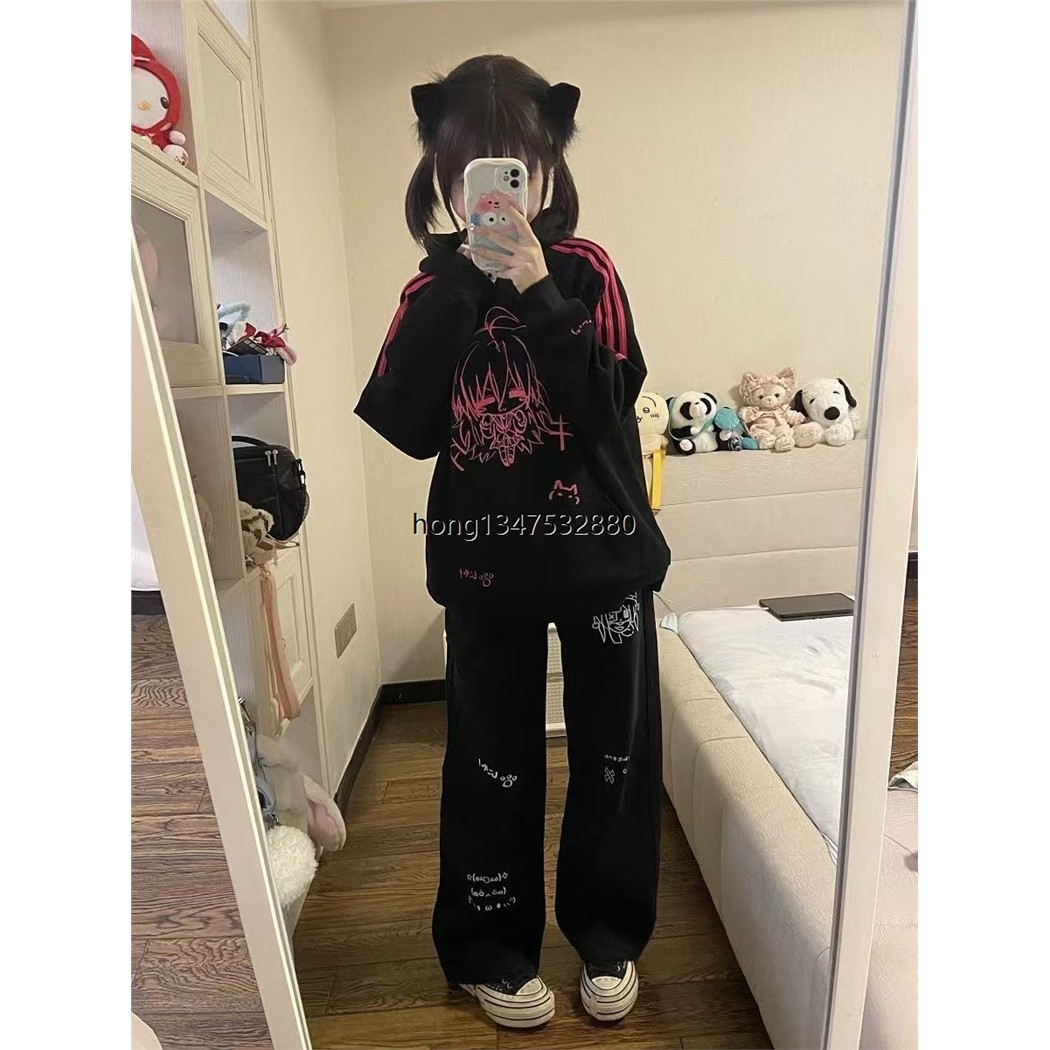 喵屋纯棉2件套装/日系连