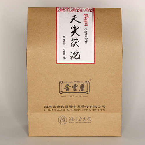 2012年原料天尖茯砖茶