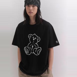 【品牌特卖 正品现货】ISTKUNST姜涩琪同款夏季清仓休闲宽松短袖